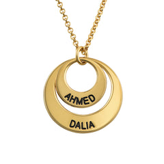 Mum's Jewelry - Gold Plated Disc Necklace